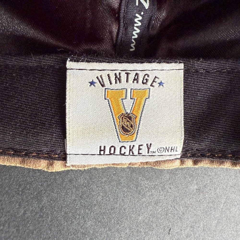 Vintage Zephyr Original Six NHL Hockey Cap Embroidered Patches Adjustable Strap - Picture 14 of 16